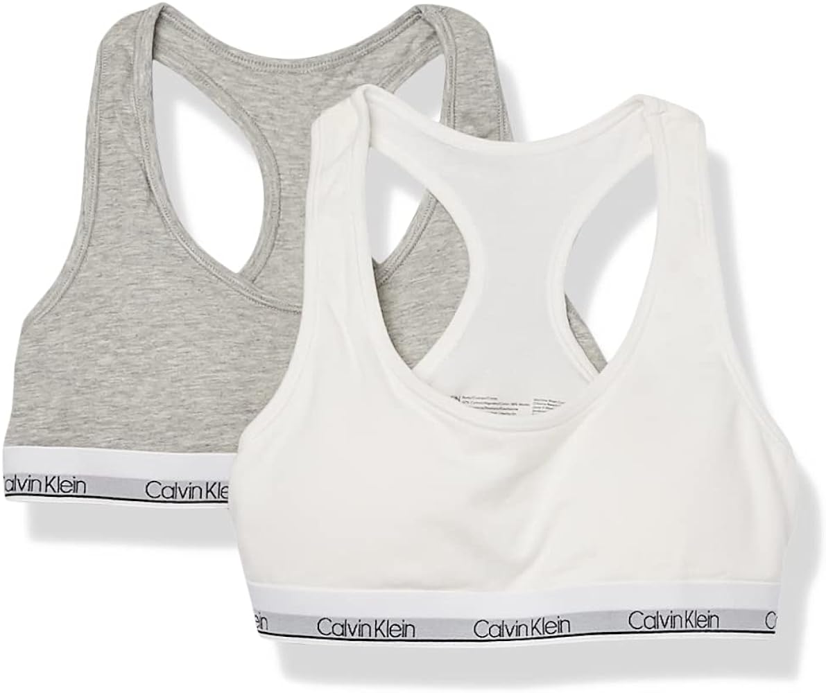 Calvin Klein Girls' Modern Cotton Bralette Multipack