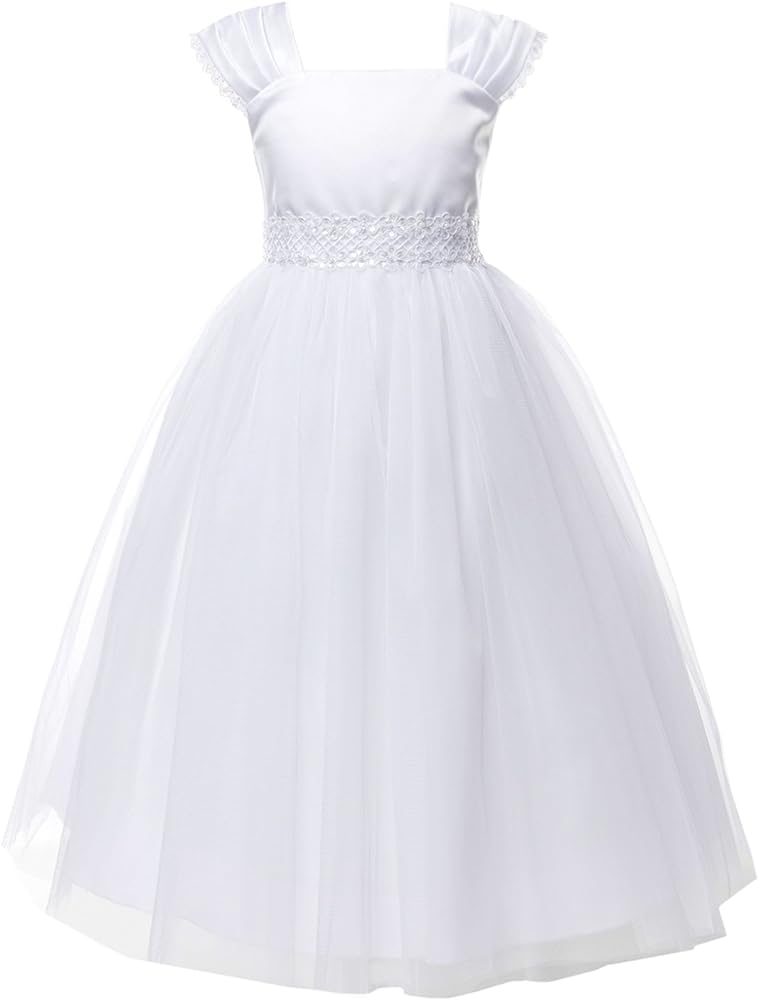 Girls Graceful First Communion Dress (Size 2-16)