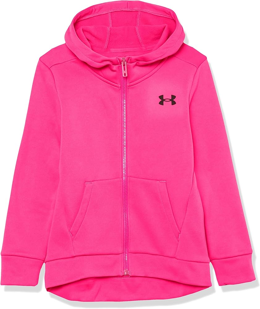 Under Armour Girls Armour Fleece Full Zip Hoodie