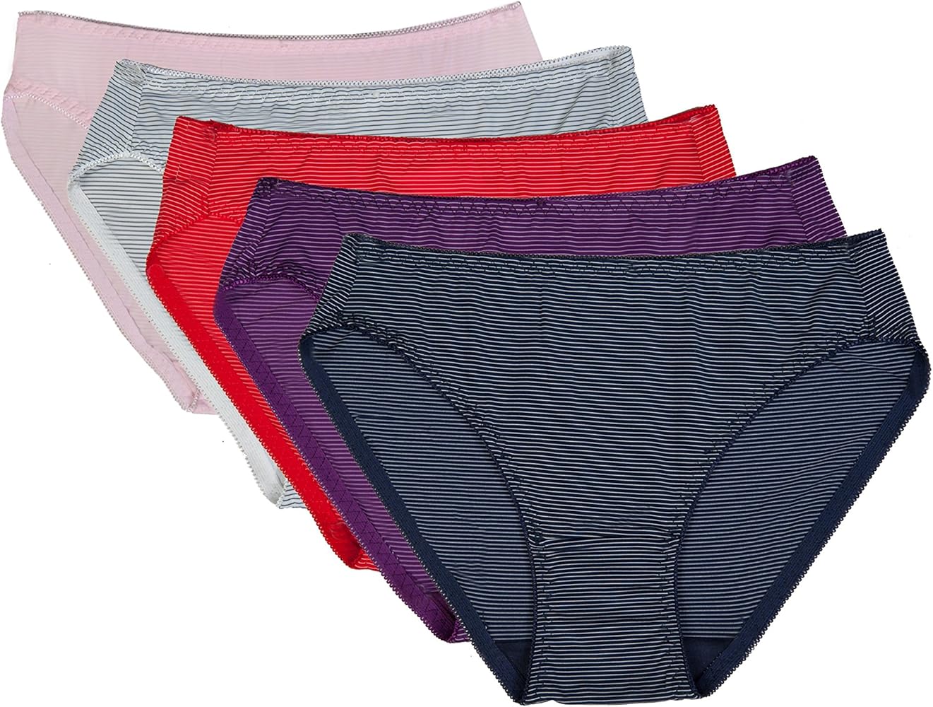 RUFINA #8547-4 Pack- Girls Bikini Panties Soft Underwear Kids Size 7-14 Years