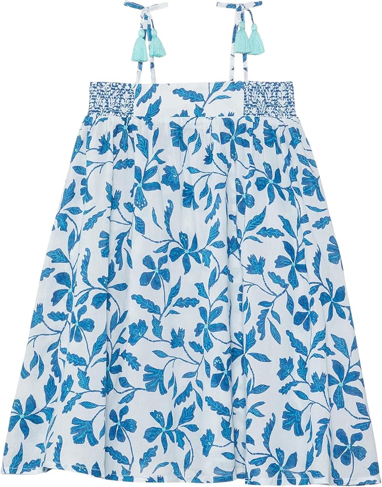 Hatley Girls Tall Batik Flowers Full Dress (Toddler/Little Big Kid)