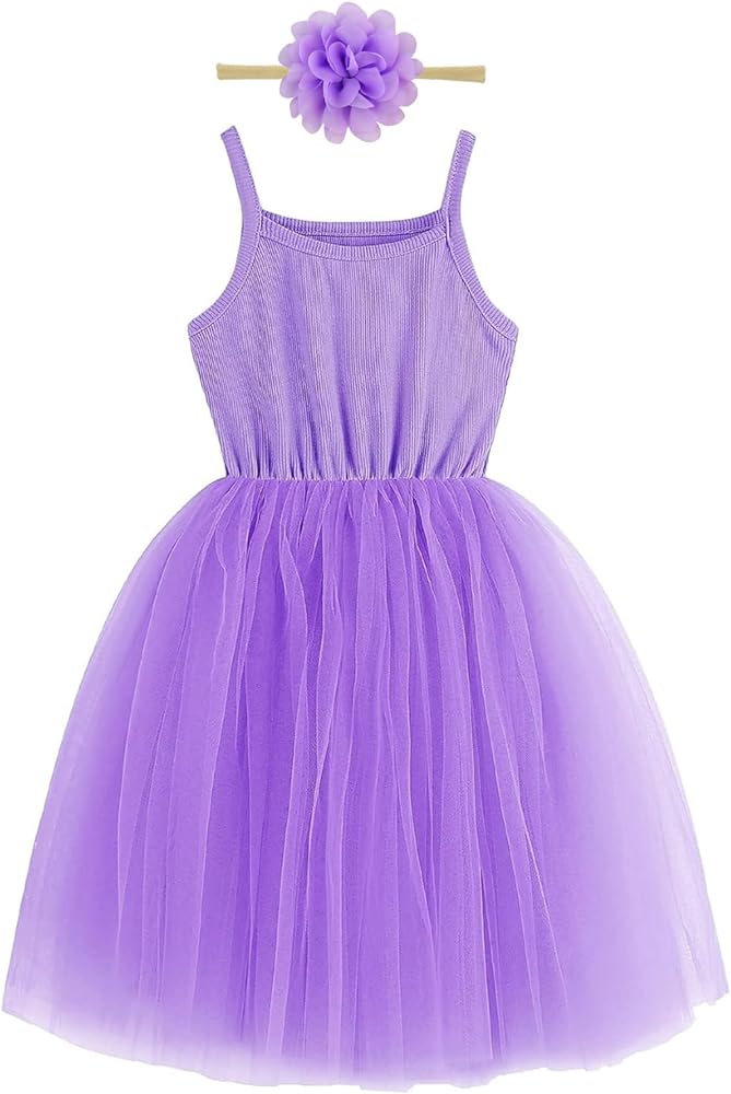 Baby Toddler Girl Tulle Tutu Dress Easter Flower Girl Photoshoot Birthday Party Princess Dress