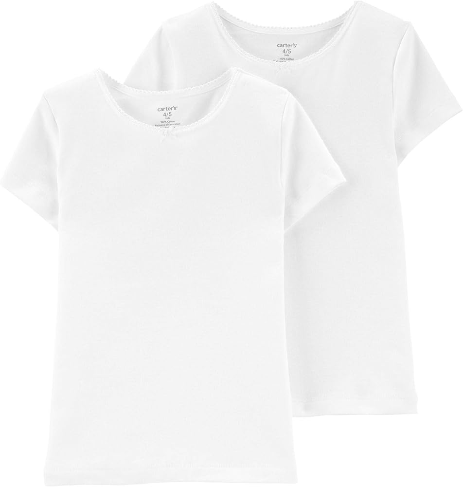 Carter's Little Girls' 2-Pack Cotton Tee Set