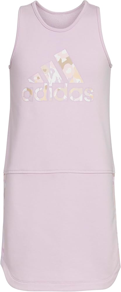 adidas Girls' Sleeveless Sporty Active Tank Dress