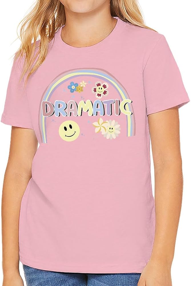 Floral Dramatic Kids' T-Shirt - Dramatic Girl Gift - Dramatic Design Stuff