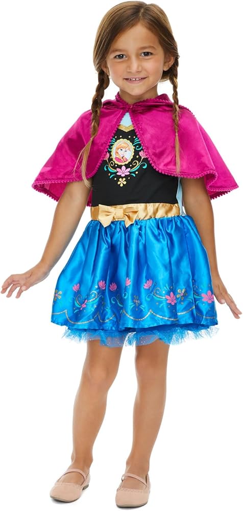 Disney Frozen Princess Anna Elsa Fur Dress Infant to Big Kid