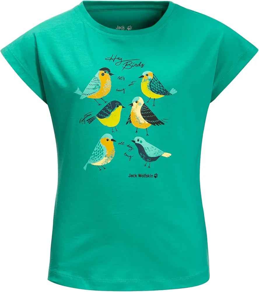 Jack Wolfskin Unisex-Child Tweeting Birds T G