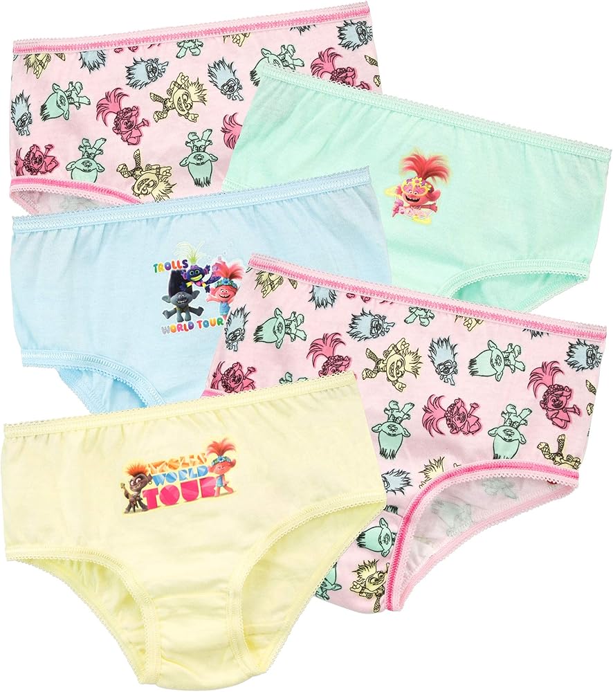 Trolls Girls Underwear Pack of 5