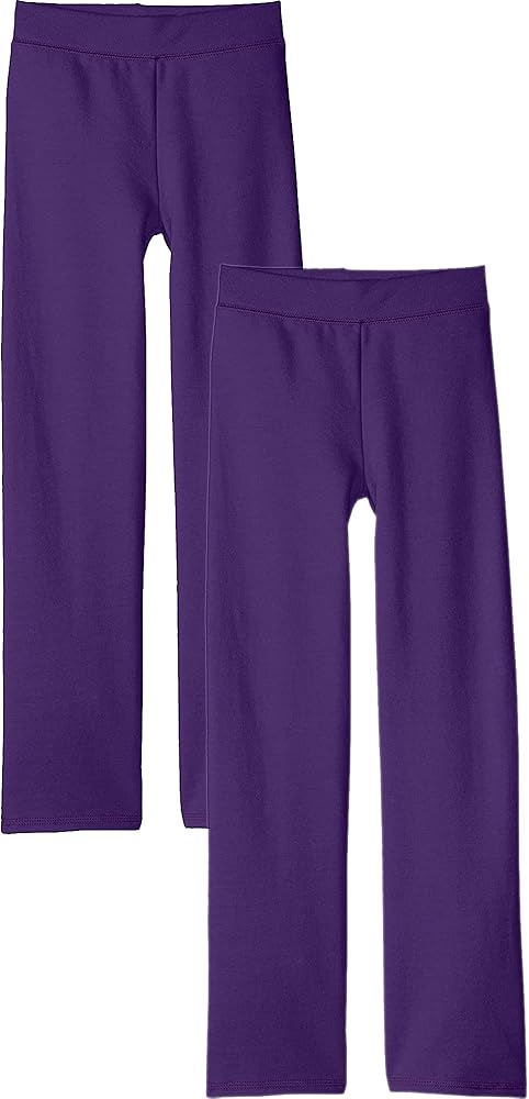 Hanes Girls Hanes Girls' Open Leg Fleece Sweatpant (2-Pack)