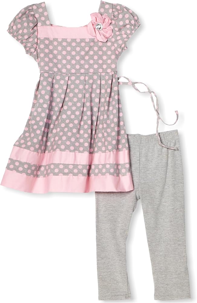 Little Girls' Dot Legging Set