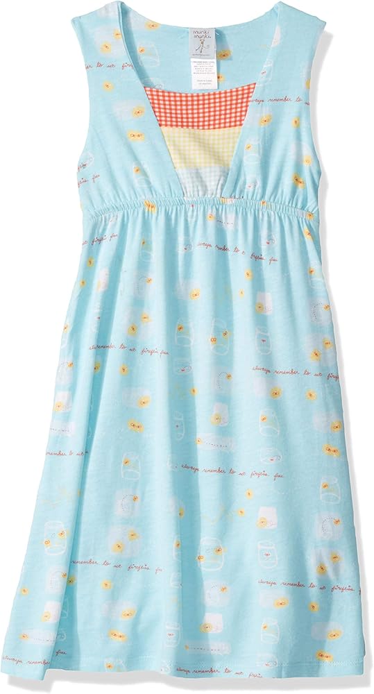 Munki Munki Girls' Knit Empire Tank Dress