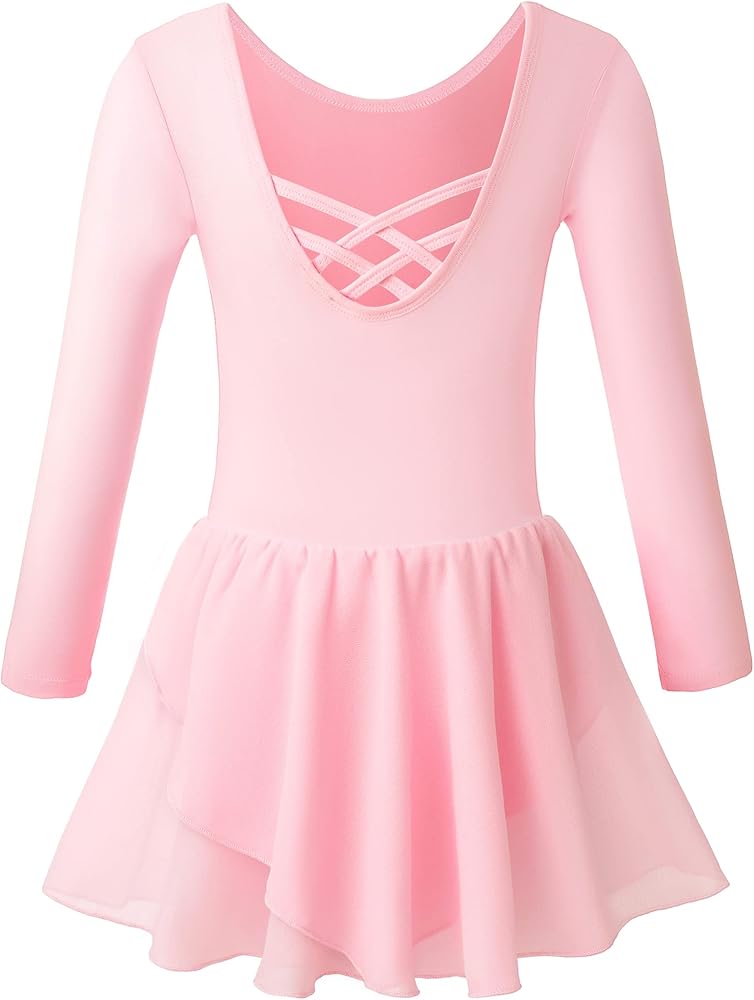 Ballet Leotards for Girls Ballet Dance Dresses Criss-Cross Back Dance leotards Girls Ballerina Dance Outfits