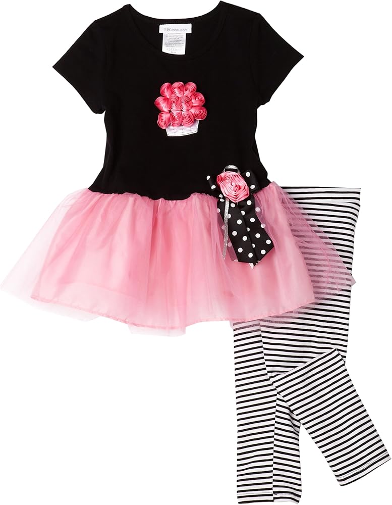 Bonnie Jean Little Girls' Birthday Capri Set