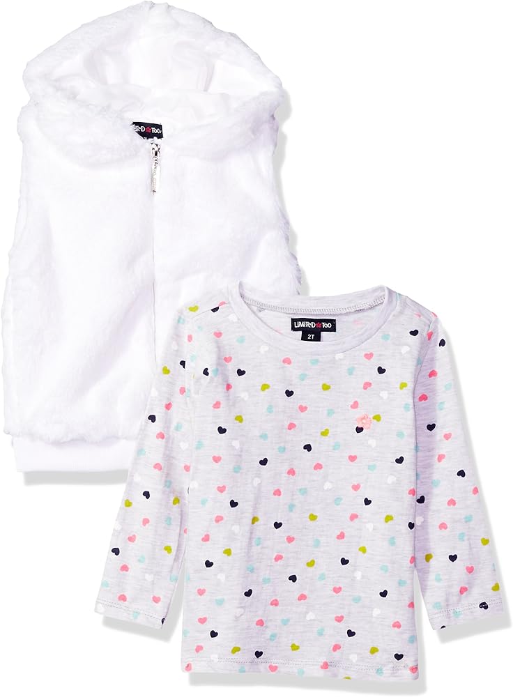 Limited Too Girls' Toddler Knit Top and Vest Set (More Styles Available)