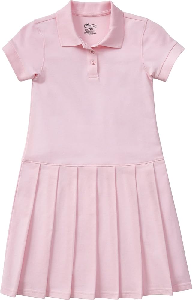 Classroom School Uniforms Girls' Pique Polo Dress