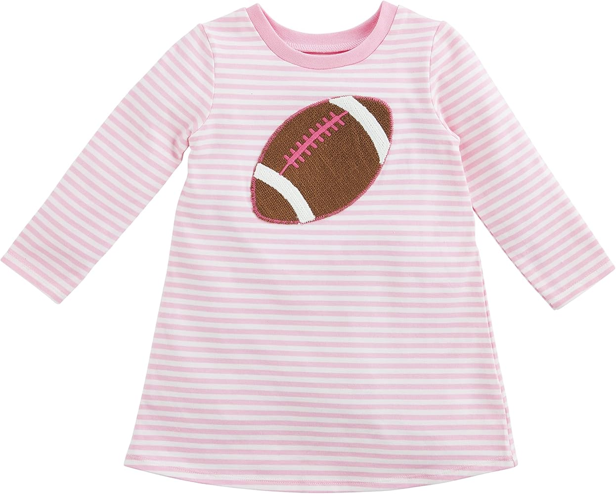 Mud Pie girls Mud Pie Football Tshirt Dress, Football, 4-5T US