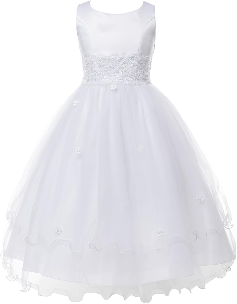 Girls Graceful First Communion Dress (Size 2-16)