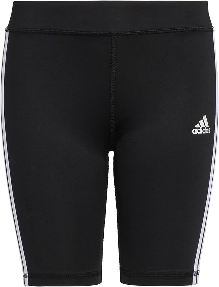 adidas Girls' Detached Waistband 3 Stripe Bike Short