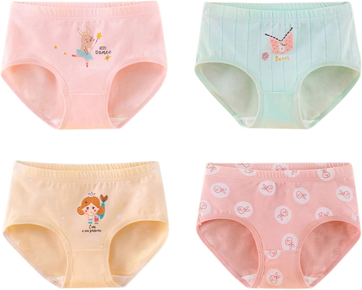 Kids Baby Girls Underwear Cartoon Letter Print Shorts Pants Cotton Briefs Underpants Toddler Girl Shorts