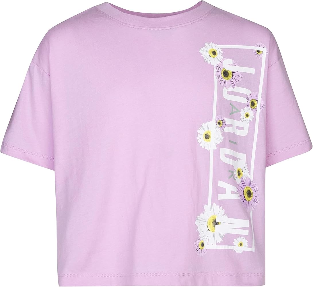 Jordan Girl's Flower Child Air Tee (Little Kids/Big Kids)