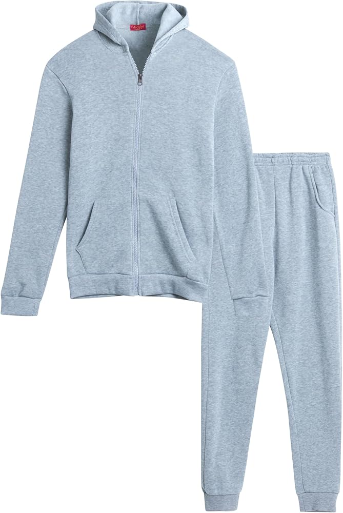 Coney Island Girls' Active Sweatsuit - 2 Piece Fleece Hoodie Sweatshirt and Jogger Sweatpants - Activewear for Girls (7-16)