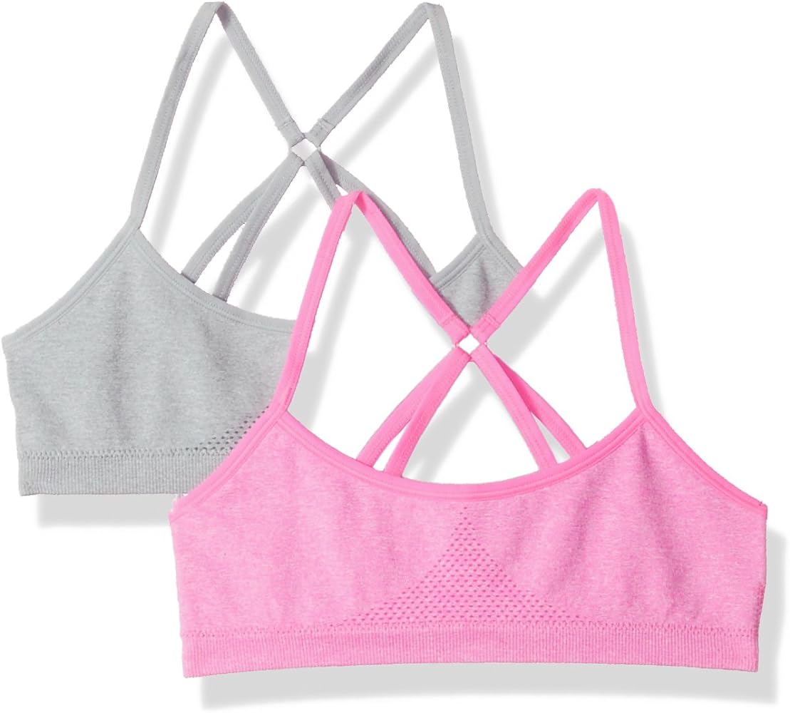 Hanes Girls Comfortflex Seamless Racerback Bra 2-Pack