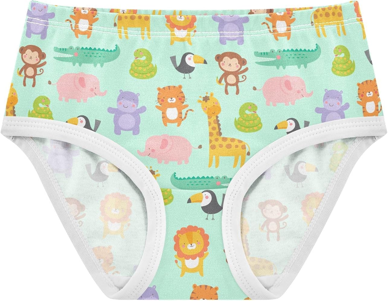 Girls' Soft Cotton Underwear Breathable Toddler Briefs Kids Undies Comfort Panties