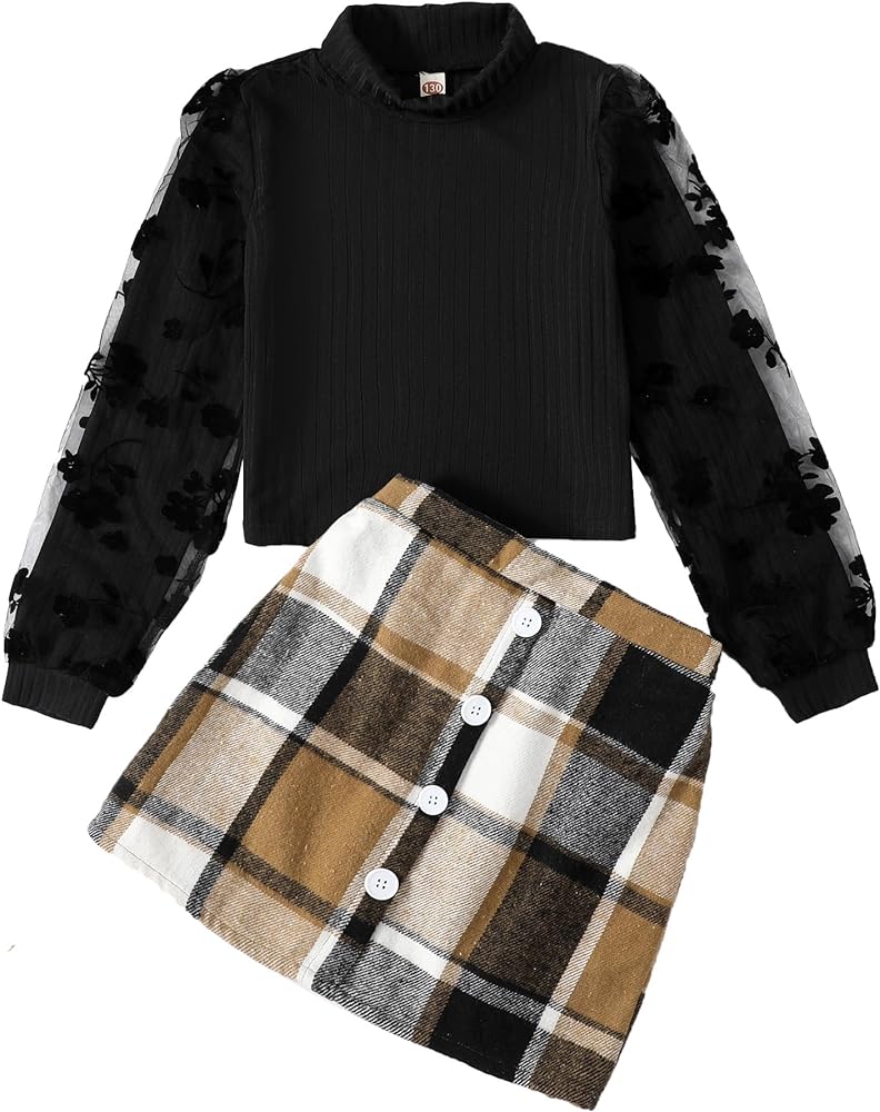 Girl Skirt Sets Casual Winter Fall Dresses Cute Clothes Outfit for Girls