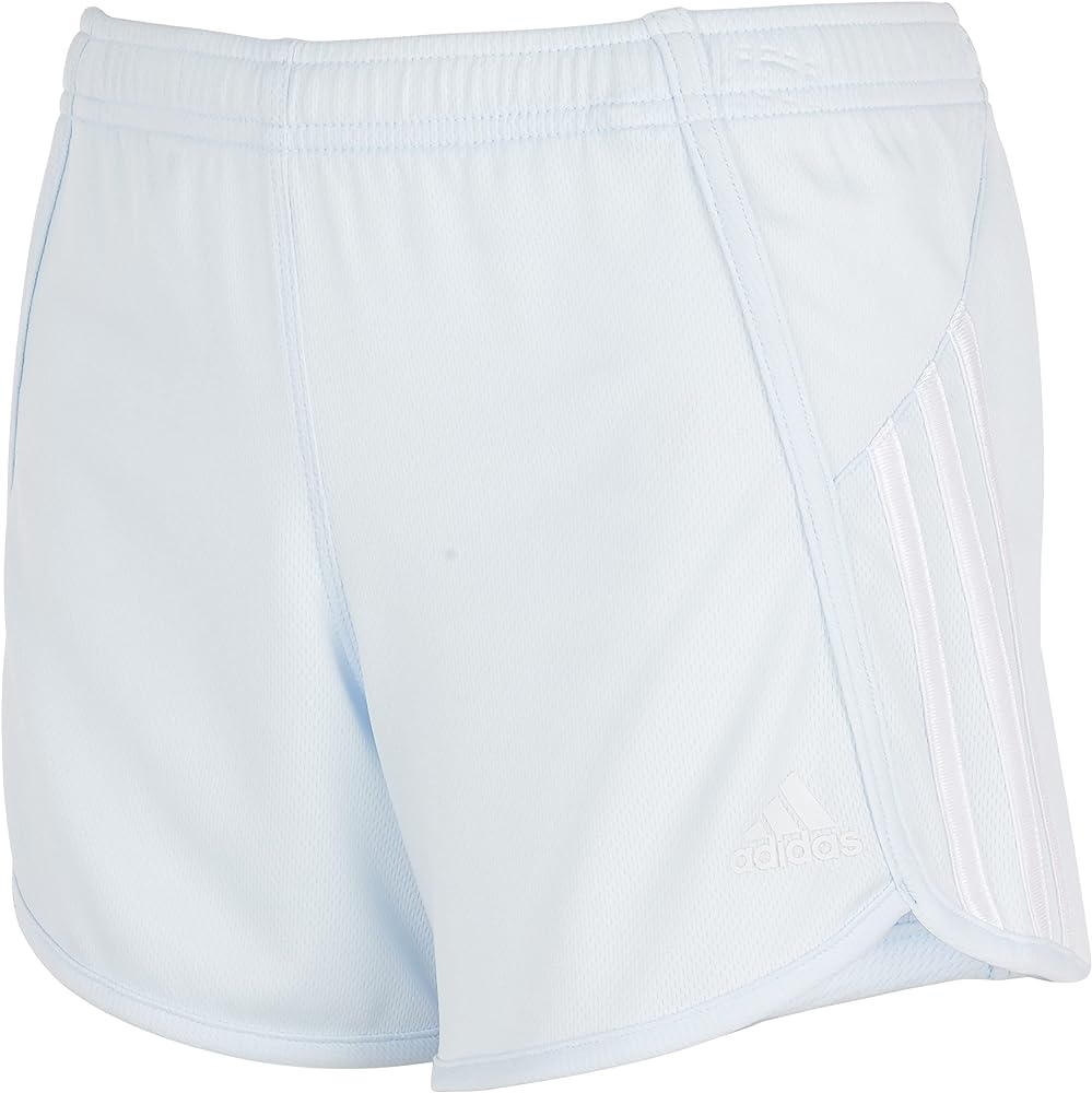 adidas girls Stripe Mesh Shorts