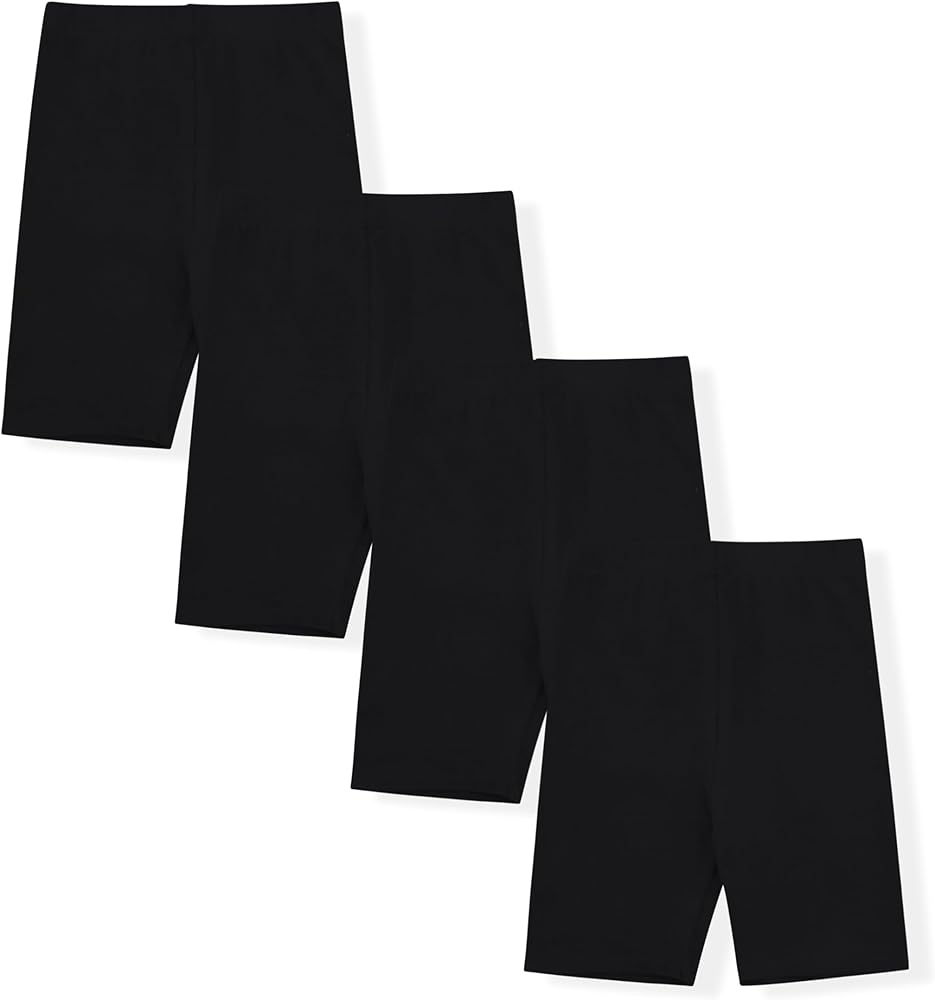 Studio 3 Girls Biker Shorts 4-Pack Dance Activewear Bottom