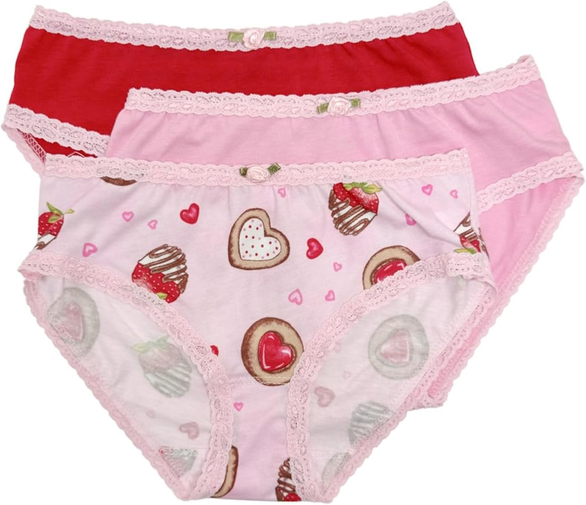 ESME Little Girl's & Big Girl's Underwear Panty Pack for sensitive skin kids