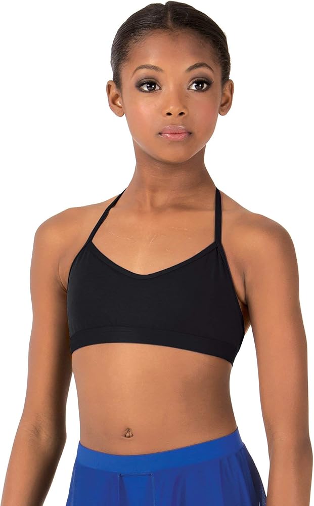 ProWEAR Halter Open Back Dance Bra - GIRLS DARK ROYAL / 12_14