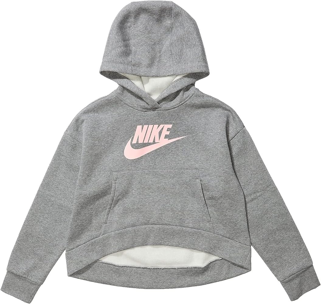 Nike Girl's Sportswear Club Fleece Hoodie - Extended Size (Big Kids)