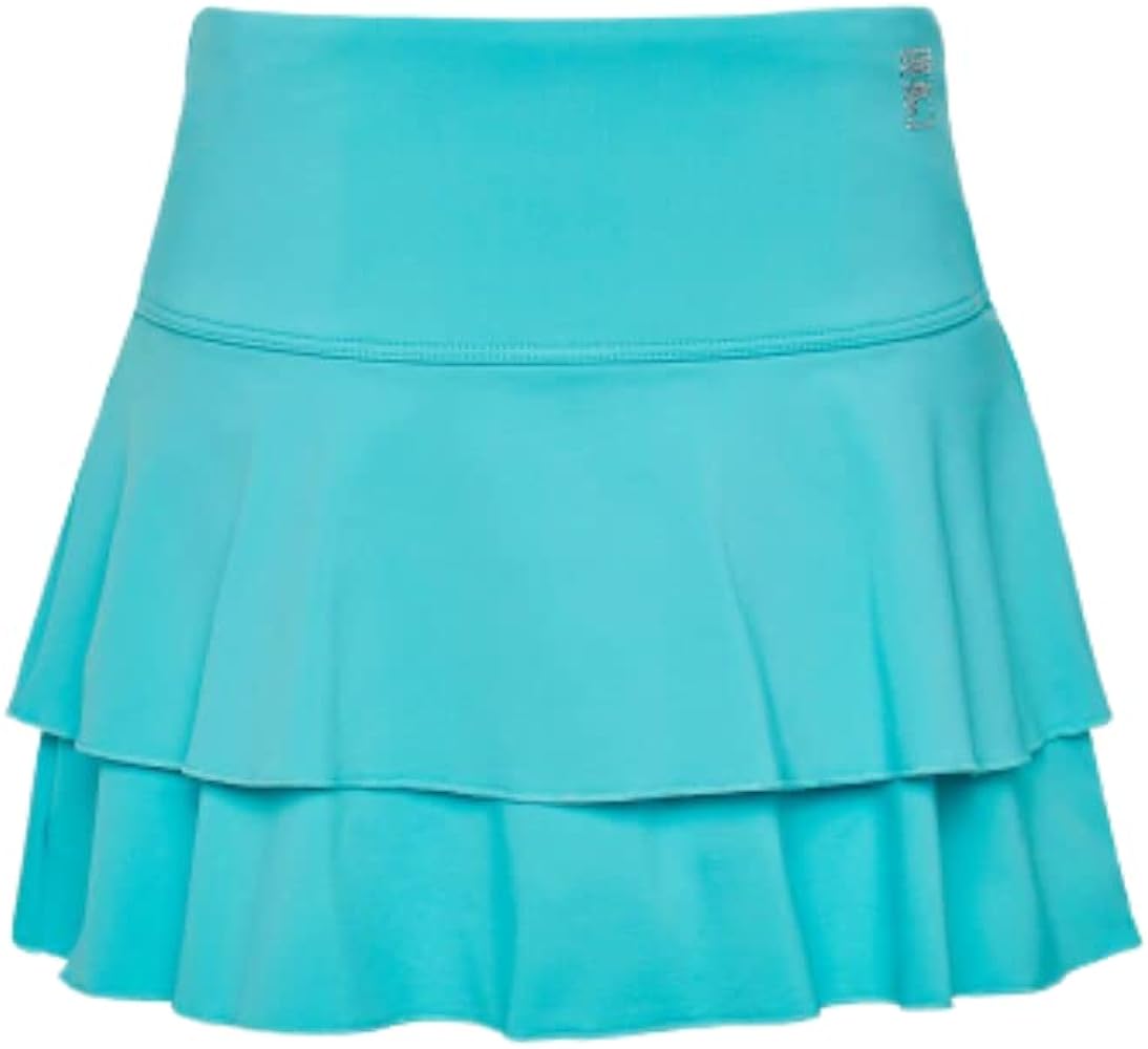 Fila Girls Tennis Ruffle Skort, Blue Radiance, Medium