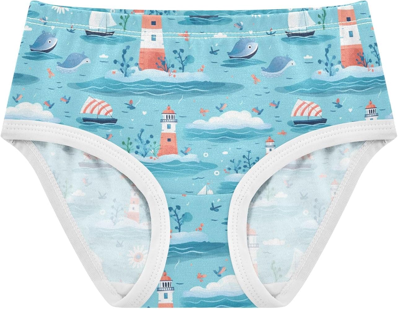 Ocean Sea Lighthouse Toddler Girls's Underwear 2T 202a2908