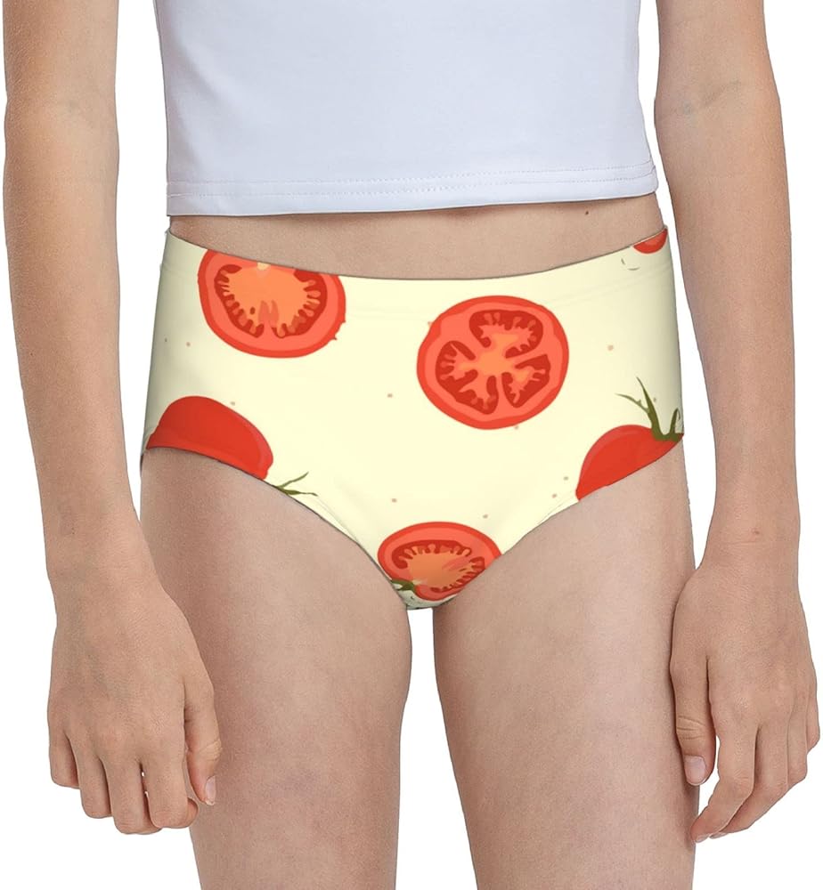 Augenstern Cotton Underwear Tomato Fruit Lover Girls'Briefs Soft Underpants