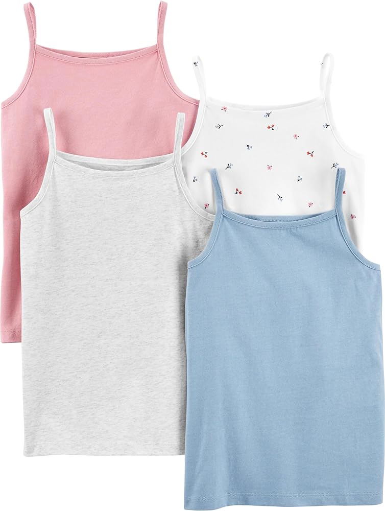 Simple Joys by Carter's Girls and Toddlers' Tank Tops, Pack of 4