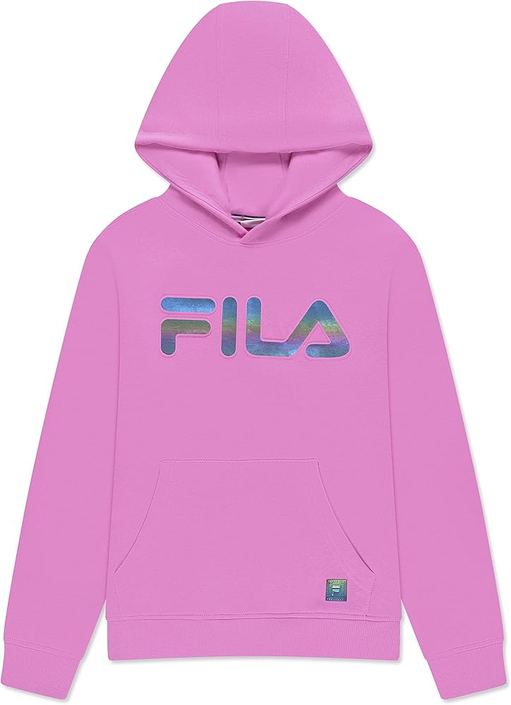 Fila Girls Hooded Sweatshirt Fleece Hoody Top