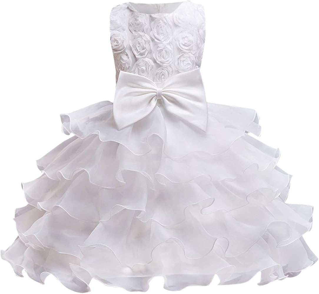 Kids Dress Girls Birthday Long Elegant Sleeveless Mesh Princess Flower Girl Dresses Wedding Kids Girls Floral Dress