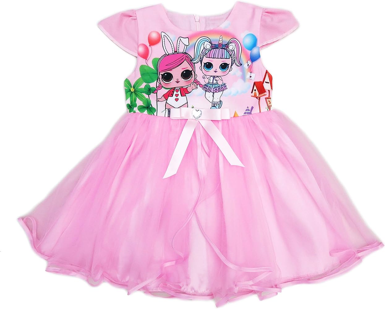 Pink LOL Tulle Dress Girl's