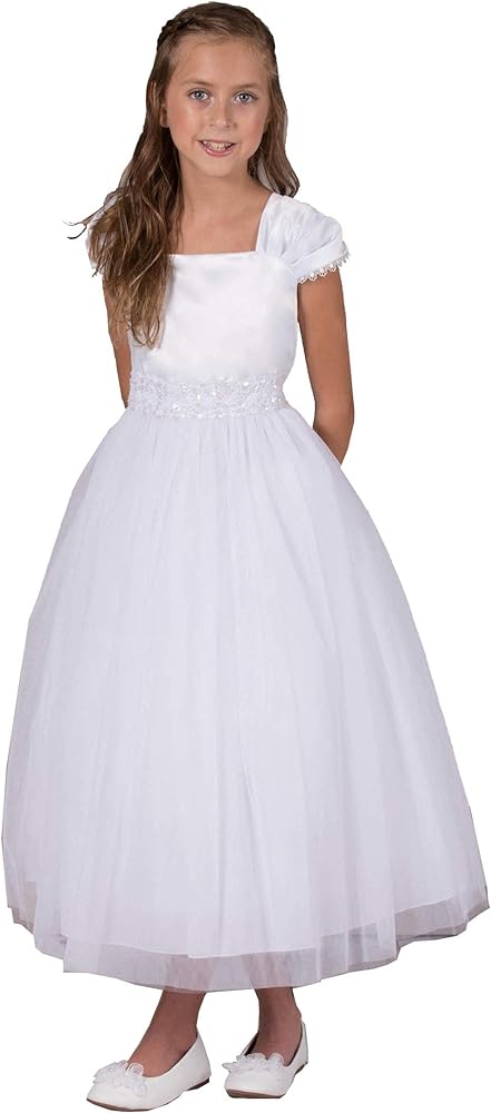 iGirlDress Flower Girl First Communion Pageant Wedding Birthday Dress