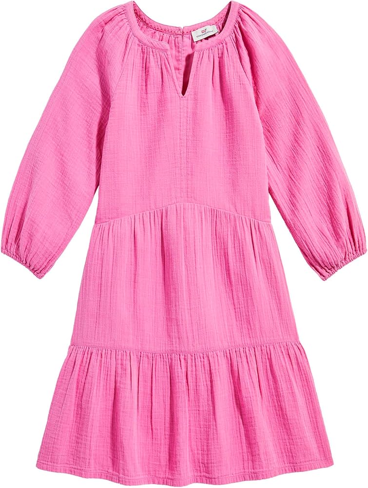 vineyard vines One Size Girls Tiered Seastitch Dress