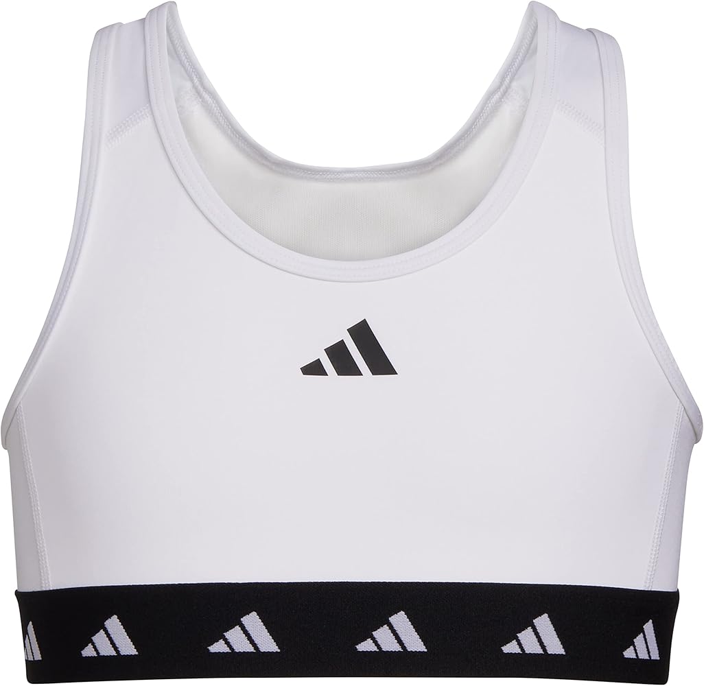 adidas Girls' Big Moisture Wicking Sports Bra