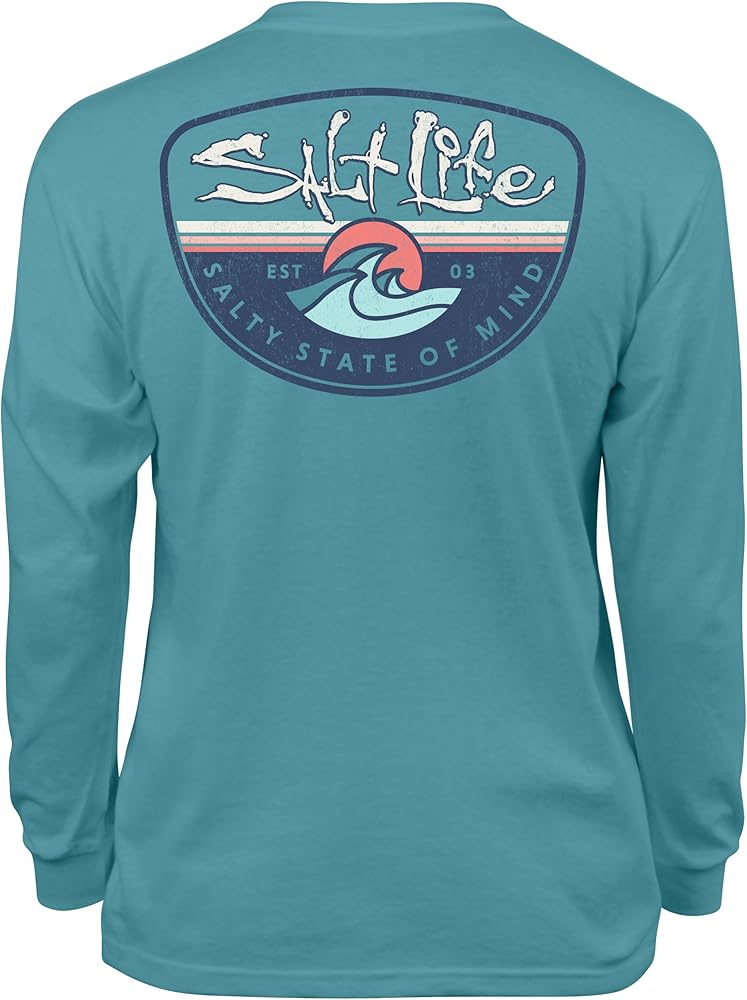 Salt Life Girls' Daily Wave Long Sleeve Youth Classic Fit Shirt