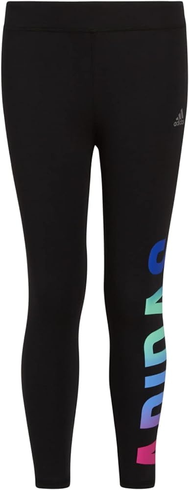 adidas Girls' Logo 7/8 Cotton Tights