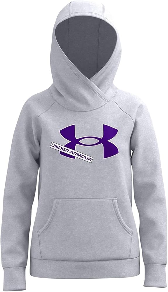 Under Armour Girls' Rival Fleece Logo Hoodie