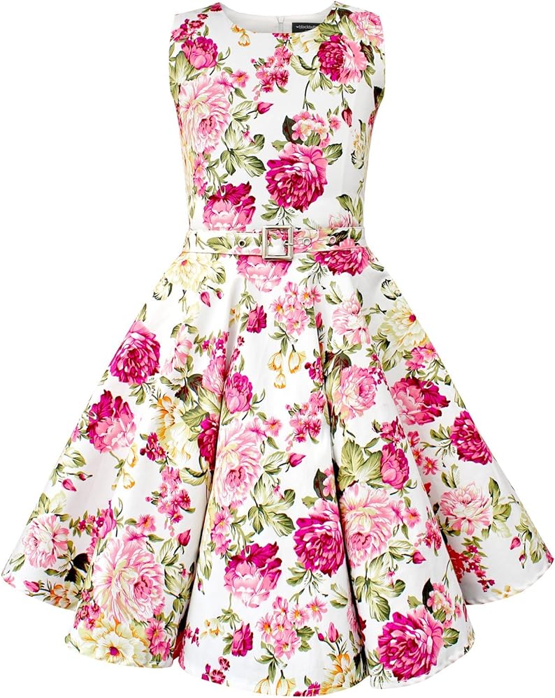 BlackButterfly Kids 'Audrey' Vintage 50's Girls Dress