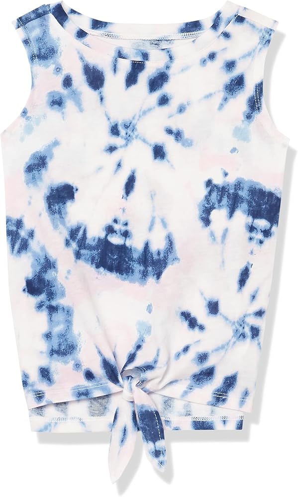 The Children's Place Girls Dye Tie Front Tank Top