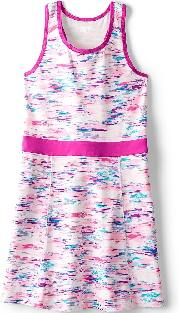 Lands' End Girls Athletic Active Tank Top Dress