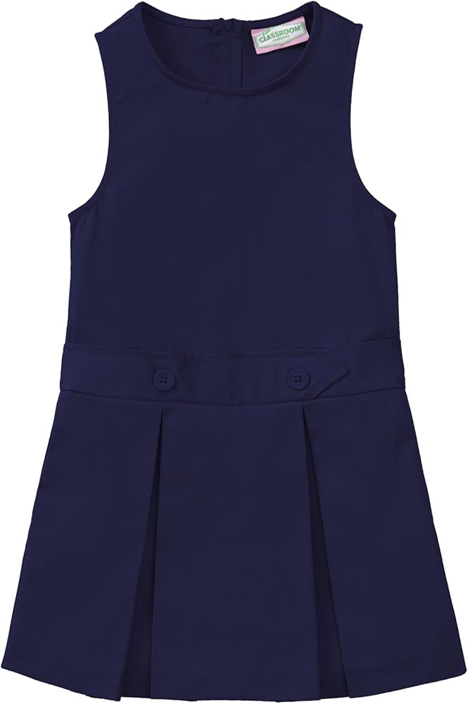 CLASSROOM Girls' Uniform Kick Pleat Printed Jumper